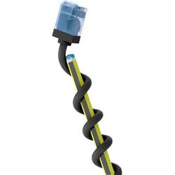 Goobay Ultraflexibles CAT 6A Patchkabel, slim, U/UTP, schwarz