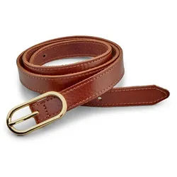 La ceinture boucle ovale Peter Hahn marron