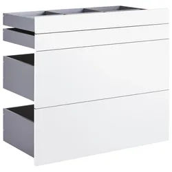 Schubladenset Unit in Weiß