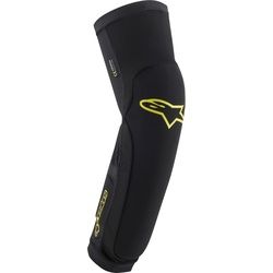 Alpinestars Paragon Plus Knie-/Schienbeinprotektoren, schwarz-gelb, Größe 25 2XS für Männer