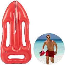 Relaxdays Aufblasbare Rettungsboje , Rot , Kunststoff , 30x7x64 cm , Freizeit & Co, Pools & Wasserspaß, Stand Up Paddle