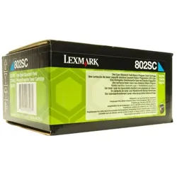 LEXMARK 802SC 80C2SC0 CYAN TONER - 2000 SEITEN FÜR CX-310DN MFP