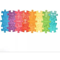 Muffik: Sensorisches Nano-Puzzlematte - Regenbogen, 24 Teile