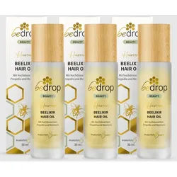 bedrop Beelixir Hair OIL / Haaröl mit Manuka Honig, Propolis und Rosmarinextrakt - 30ml Haarkur 3x30 ml Unisex