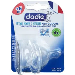 dodie® Initiation+ Anti-Kolik-Sauger + 6 Monate