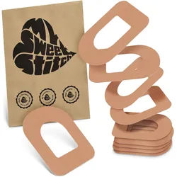 MySweetStitch | Omnipod 4 / 5 Dash Ringpatch - Oval Pflaster 10 St beige