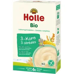 Holle Vollkorngetreidebrei Bio 3-Korn 250g