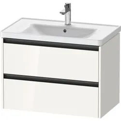 Duravit Ketho.2 Waschtischunterbau wandhängend Weiß Hochglanz 784x455x549 mm - K25283022220000 K25283022220000