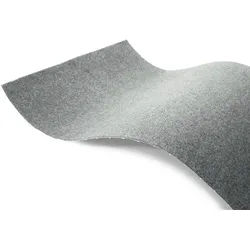 Kunstrasen "COMFORT Colours, Breite 133 cm, Gesamthöhe 7 mm, Made in Netherlands", grau (hellgrau), B:133cm L:4.550cm, Polyester, PRIMAFLOR-IDEEN IN TEXTIL, Teppiche, Rasenteppich, mit Drainage-Noppen, witterungsbeständig & wasserfest