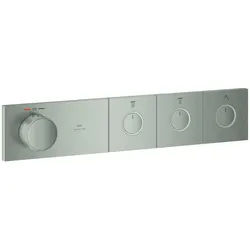GROHE Unterputz-Thermostat Grohtherm Aqua Tiles, 106866 FMS 3 ASV supersteel, 106866DC00 106866DC00