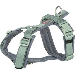 TRIXIE Premium Trekking Geschirr, salbei/grafit, L