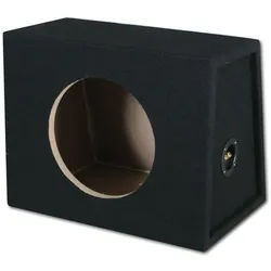 Leergehäuse 32 l geschlossen aus MDF mit Filz+Terminal für 30er Subwoofer