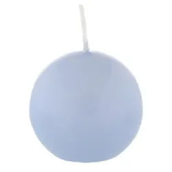 Kopschitz Kerzen Kugelkerzen Blue bell Blau, Ø 60 mm, 16 Stück, dt. Kerzen in RAL Kerzenqualität, Kein rußen und tropfen