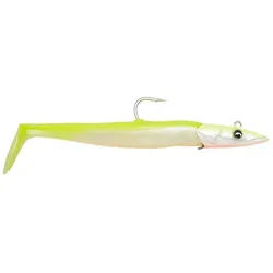 Savage Gear Kunstköder, Savage Gear SANDEEL V2 27.5CM 275G LEMON BACK 2+1 Meeresköder 27.5 cm