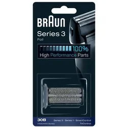 Braun - Ersatzscherfolie 'Series 3 30B' in Schwarz Sonstige 1 St schwarz Männer