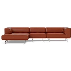 Delphi Elements - Configuration A, brushed aluminium / leder cera 905 russet bro...