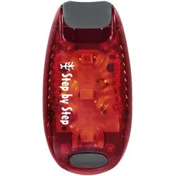 Step by Step Schulzubehör LED-Sicherheits-Klemmleuchte Rot