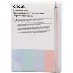 Cricut Klebekarten, Pastell-Musterset – R40, farbsortiert