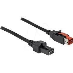 DELOCK 85954 - PoweredUSB Kabel Stecker 24V > 2 x 4 Pin Stecker, 5 m