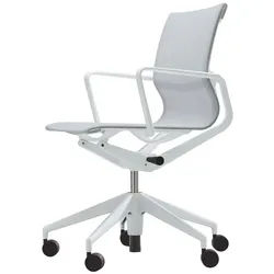 Vitra Bürodrehstuhl Physix grau, Designer Alberto Meda, 63.5x88-100x55.5 cm