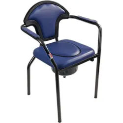 RUSSKA Toiletten-Stuhl Russka Toilettenstuhl 'Standard modern', blau