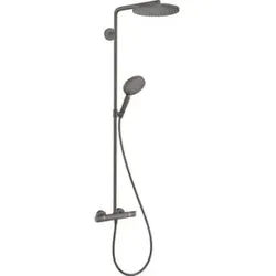 hansgrohe Showerpipe Raindance Select S m Thermostat, 1jet, brushed black chrome