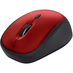 Yvi+ 1600 DPI Büro Maus Optisch (Schwarz, Rot)