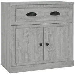 vidaXL Kommode NA Sideboard Grau Sonoma 70x35,5x67,5 cm Spanplatte Kommode grau