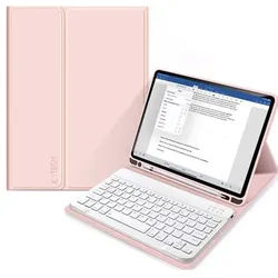 SC Pen + Keyboard Case with Keyboard for iPad 10.9" 2022 - Pink
