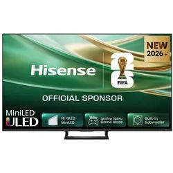 Hisense 55E8S LED-Fernseher (55 Zoll, 4K Ultra HD, Ja) schwarz