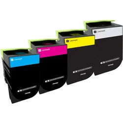 Lexmark Original Toner - 4er Multipack für CS417dn, CS517de, CX417de, CX517de
