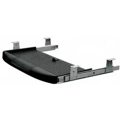 SO-TECH® Computertisch Tastaturauszug für den Schreibtisch, Breite: 550 mm, schwarz, inkl. Ablageschale schwarz