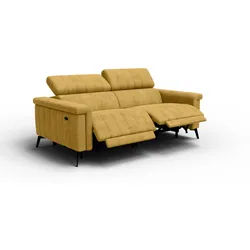 RELAXSOFA NORDEL 3-Sitzer, senfgelb
