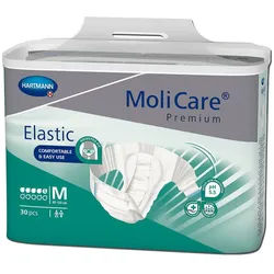 MoliCare Premium Elastic 5 Tropfen Einweghosen 30 St weiss Unisex