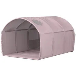 VitaliSpa Tunnelzelt Kubby Rosa 100 x 80 cm mit Fenster , Pink , Textil , Rund , 100x140 cm , Spielzeug, Kinderzelte