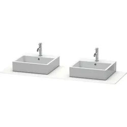 Duravit XSquare Konsole Weiß Supermatt 1600x550x16 mm - XS063HB8484 XS063HB8484