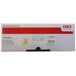 OKI 43034805 GELB TONER - 1500 SEITEN FÜR C-3200