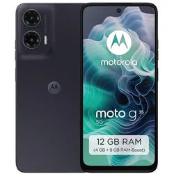 Motorola moto G35 5G 4GB + 128GB Midnight Black Smartphone Smartphone