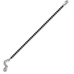 Oliver Weber Armband Glittering steel bracelet with black crystals DéjÃ Vu 32325 280