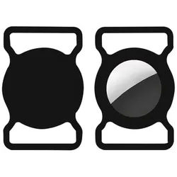 Collar Holder for AirTag and Smart Finder - Black