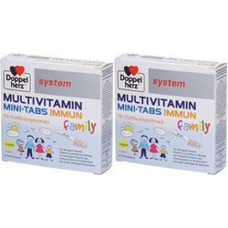 Doppelherz® system Multivitamin Mini-Tabs Family mit Multivitamingeschmack