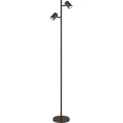GLOBO LIGHTING Stehlampe "JAMES", bronzefarben matt, 1 Stk., Leuchten, Stehleuchte/Wohnzimmer/Schlafzimmer/Flur, Stehlampe