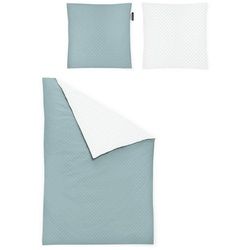 Irisette Bettwäsche Irisette Kinder Bettwäsche "Jessi-Kids" 8256-20, blau/weiß, Mako - Satin, 1 teilig, mit Reißverschluss bunt
