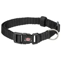 TRIXIE Premium Halsband, XS–S: 22–35 cm / 10 mm, schwarz