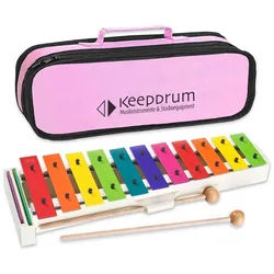 SONOR Glockenspiel Sonor Glockenspiel BWG Boomwhackers mit Tasche Pink bunt