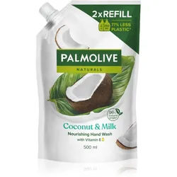 Palmolive Naturals Coconut & Milk flüssige Seife für die Hände Ersatzfüllung 500 ml