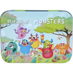 Ratioline Kinderpflaster Blechbox 3 Gr. 20 St. 20 ST