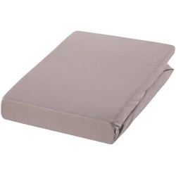Estella Spannleintuch , Braun, Hellbraun , Textil , 200x200 cm , Hohenstein, Textiles Vertrauen - Oeko-Tex® , Rundumgummi, bügelfrei, in Übergrößen erhältlich, für Wasserbetten geeignet, rutschfest auf der Matratze , Heimtextilien, Bettwäsche & Leintücher, Leintücher, Spannleintücher