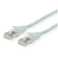 SECOMP DÄTWYLER Patchkabel Cat.6A (Class EA) S/FTP, CU 7702 flex LSOH, AMP v2 LAN-Kabel, RJ-45 Männlich (Stecker), RJ-45 Männlich (Stecker) (300.0 cm) grau