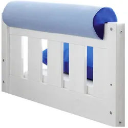 Mid.you Kinder-Nackenrolle , Hellblau, Dunkelblau , Textil , Uni , Füllung: Schaumstoff , 16.5x79 cm , formstabil , Babymöbel & Kindermöbel, Kinderzimmer & Jugendzimmer, Kinderbettzubehör